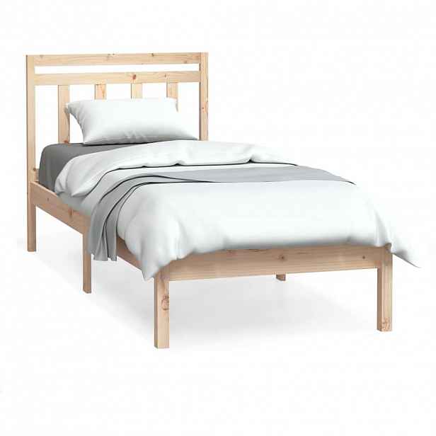 vidaXL Rám postele 75 x 190 cm Small Single masivní dřevo