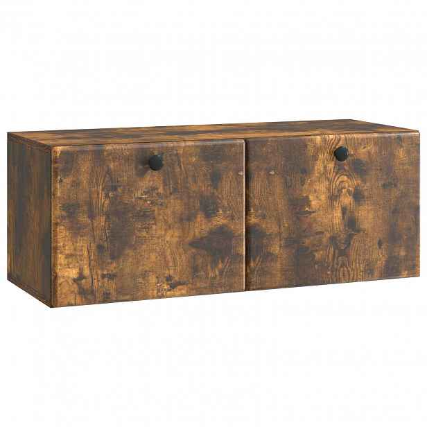 vidaXL Nástěnná TV skříň 78,5 x 31 x 30 cm Kouřový dub