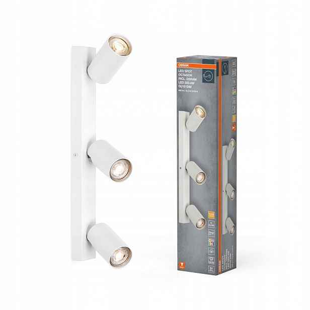 Stropní Svítidlo Spot Tuba Reflektor GU10 10W 2700K 690lm Spot Octagon