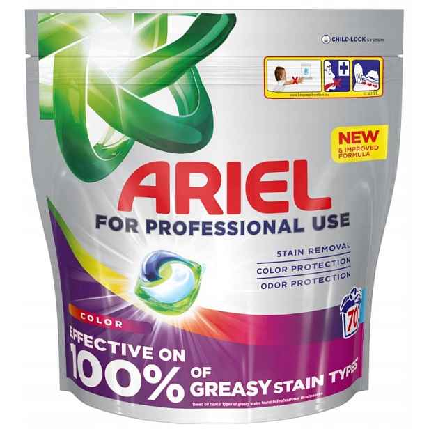 Ariel gelové kapsle na praní Color 70ks