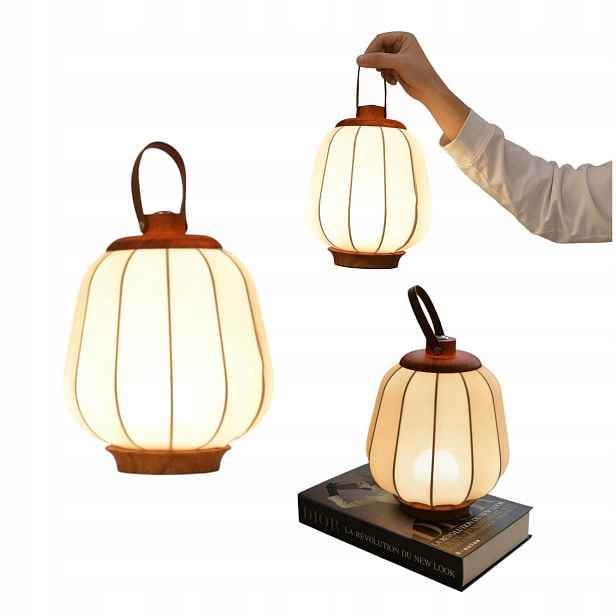 Bezdrátová stolní Led lampa Elegantní Retro styl Lucerna 4000 mAh Léto