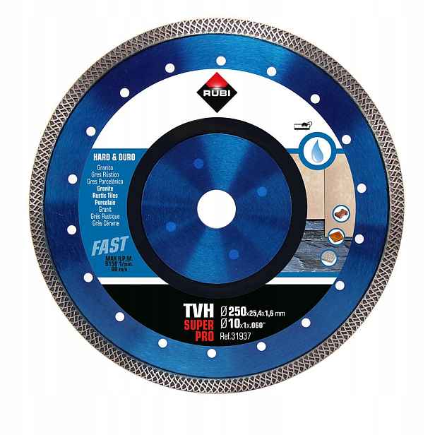 Diamantový Kotouč Na Gres Rubi Tvh 250 Superpro 250mm