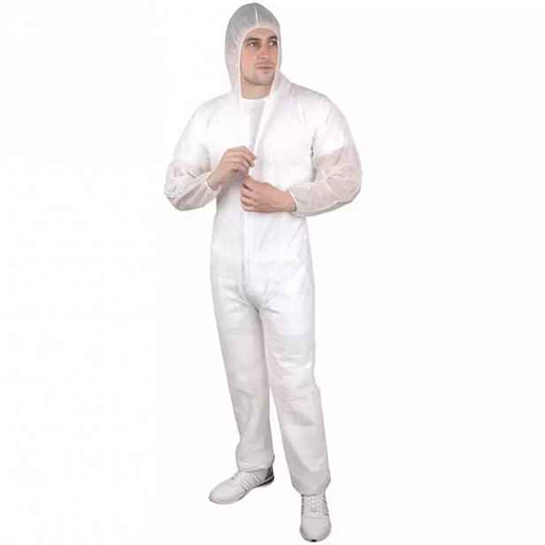 Jednorázový pp overal Ardon®Andrew bílý vel. 3XL