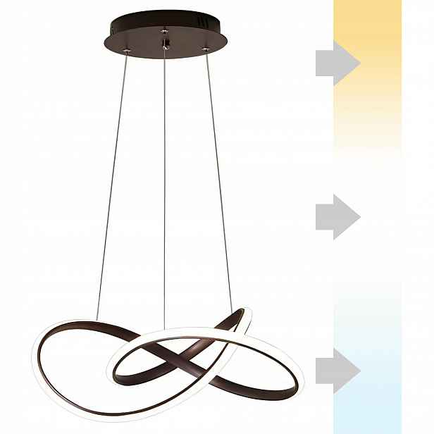 Led Lampa Do Obývacího Pokoje Závěsná, Moderní Černý Lustr, Barva Bílá, Variabilní