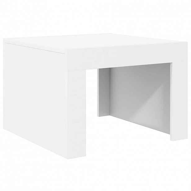 vidaXL Konferenční stolek bílý 50 x 50 x 35 cm kompozitní dřevo