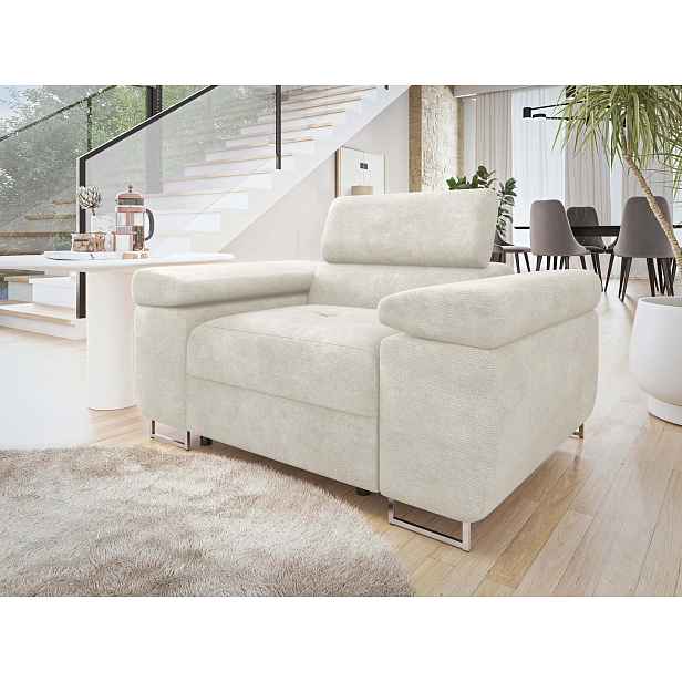 Čalouněné křeslo LABUS - krémové