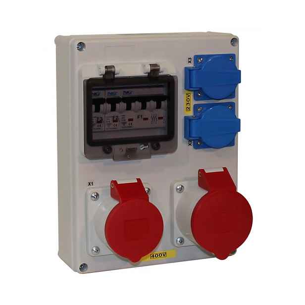 Kombinace zásuvková NG Energy Baseline 32 018.01 2× 230 V 2× 400 V