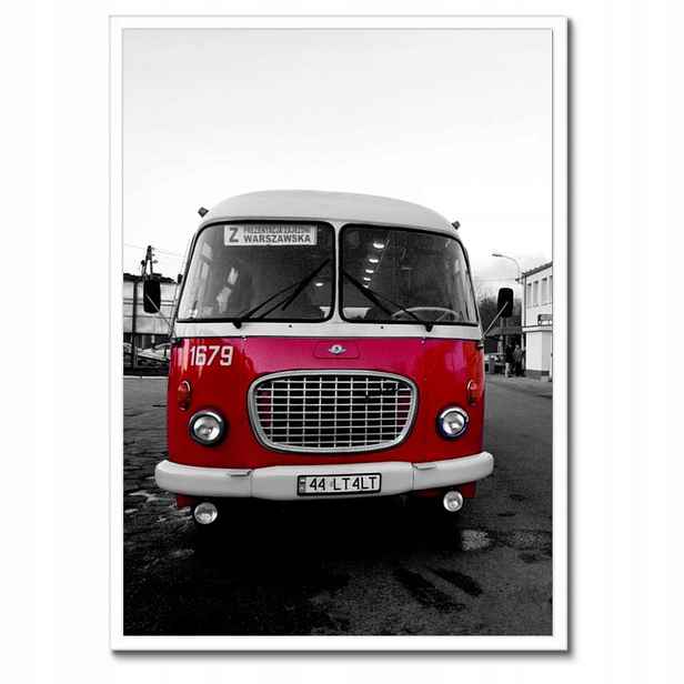 Plakáty v rámu 50x70 Červený Jelcz Okurka