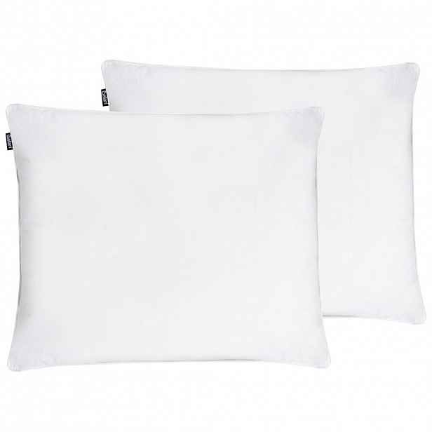 Beliani POLŠTÁŘ sada 2 ks Bílý 60/50 cm Vihren