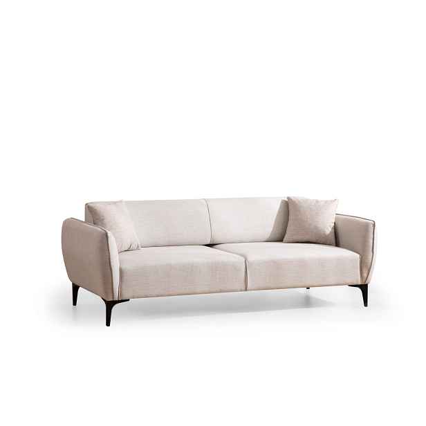Hanah Home Třímístná rozkládací pohovka Belissimo 220 cm bílá