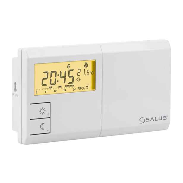 Termostat programovatelný drátový na omítku 091FLv2 bílý Salus