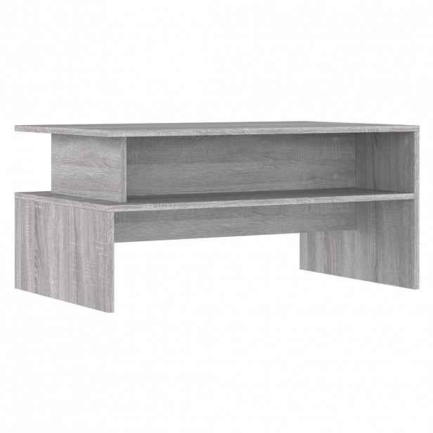 vidaXL Konferenční stolek šedý sonoma 90x55x42,5 cm kompozitní dřevo