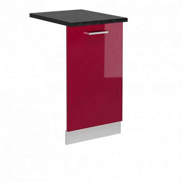 Vicco ČELNÍ PANEL MYČKY R-Line Červená vysoký lesk 45 cm , PD Antracit