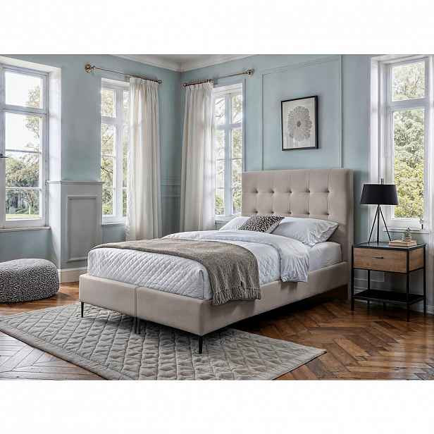 MID.YOU POSTEL BOXSPRING, 140/200 cm, krémová