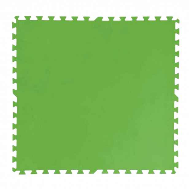 Podložka pod Bazén Puzzle Pěnová Ochranná 78x78 cm 9 ks Zelená