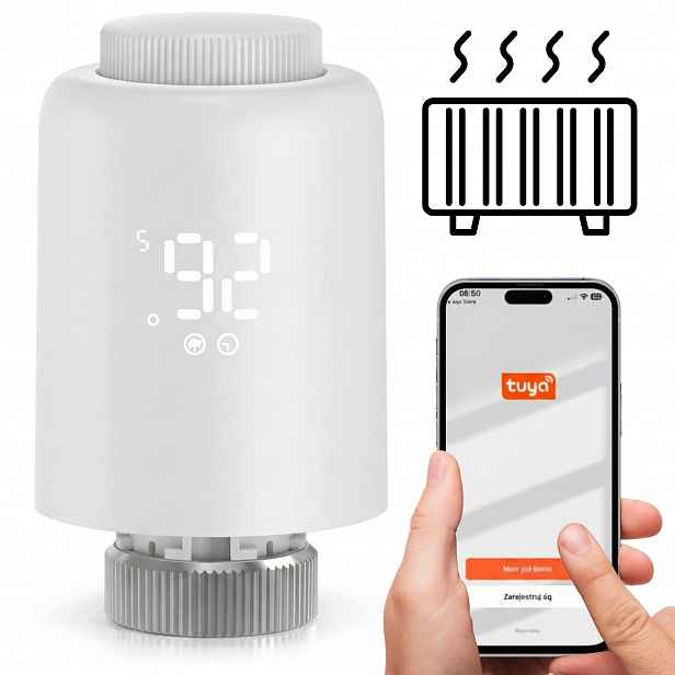 Redulátor Teploty Elektronický Termostat Bateriový Wifi Ovladač