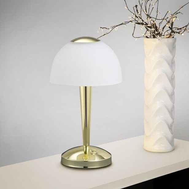 Trio Ventura led stolní lampa mosaz 529990103 TR529990103