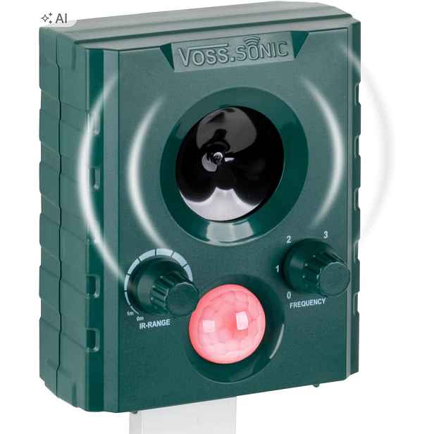 Ultrazvukový odpuzovač zvířat Snímač pohybu Alarm VOSS.sonic 1000