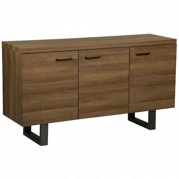 Beliani SKŘÍŇ Tmavě hnědá Timber