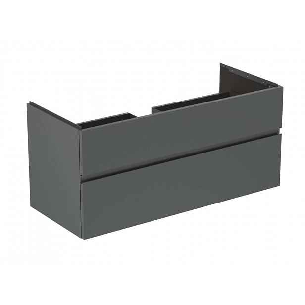 Ideal Standard Finesse - Umyvadlová skříňka, 120x51x55 cm, 2 zásuvky, matný antracit E3394Y2