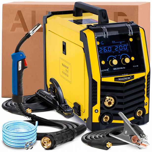 Invertorová Svářečka Magnum Mig 212 Alu Synergie 230V 200A Tig Lift Mma