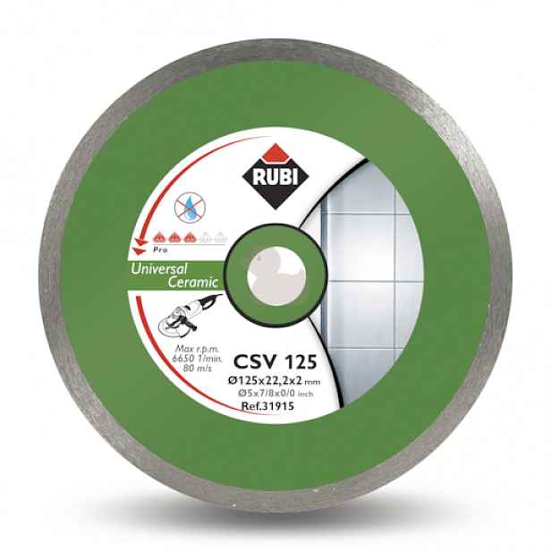 Rubi CSV 125 Pro diamantový kotouč kontinuální 125 mm R31915