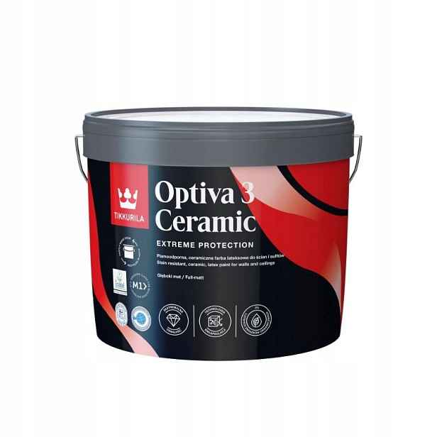 Barva na stěny Tikkurila Optiva Ceramic 3 Matt 2,7L Barvy