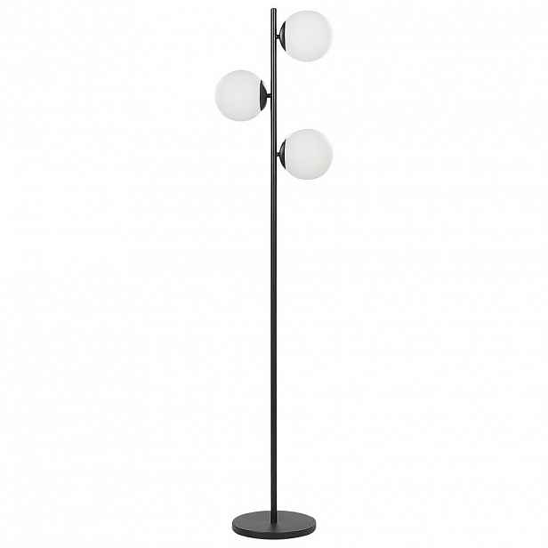 Beliani STOJACÍ LAMPA Černá 153 cm Wadi