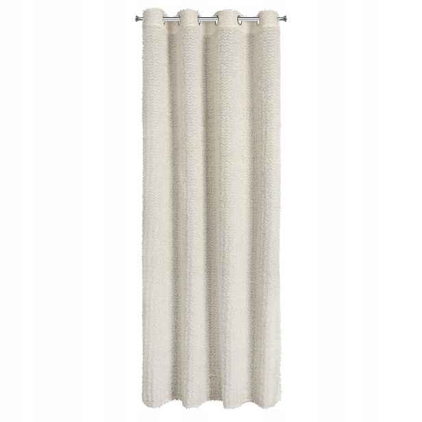 Hotový závěs na průchodkách Tiffany 135x250 Eva Minge krémová s volánky