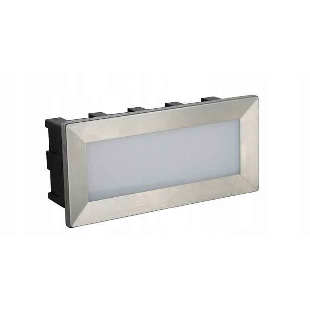 Led zapuštěná fasádní lampa 3.5W stříbrná IP65 Mur C 04 Su-ma