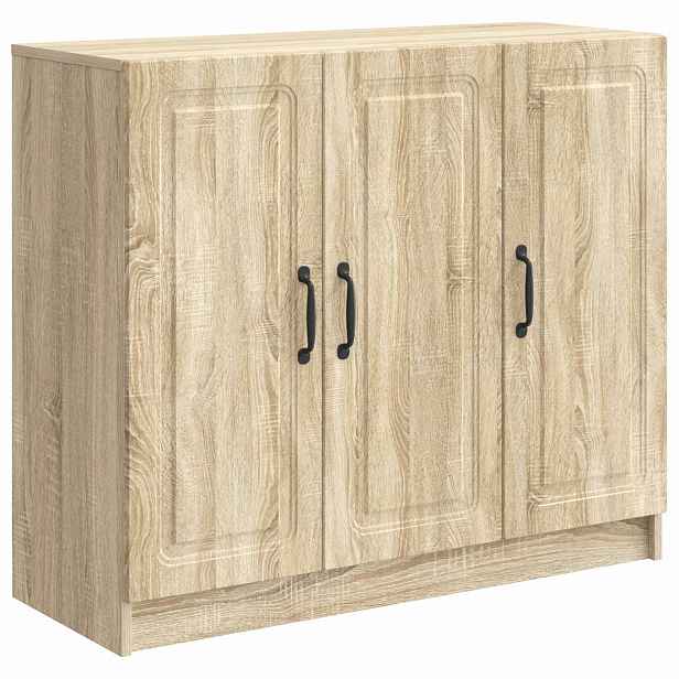 vidaXL Servírovací skříň Dub sonoma 89 x 34,5 x 77 cm Kompozitní dřevo
