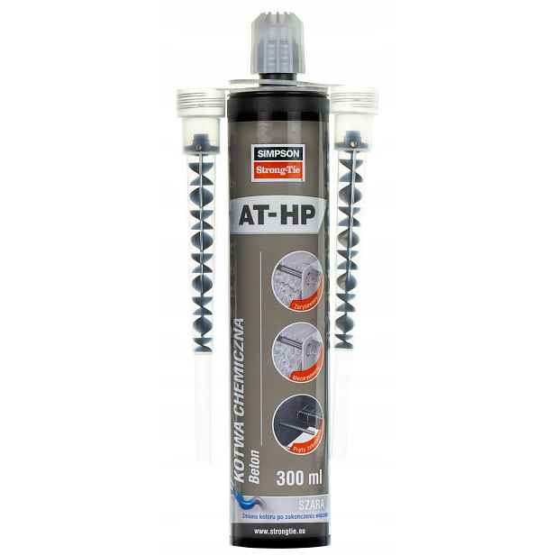 Chemická kotva pro betonu poškrábaný, nepoškrábaný 300 ml Simpson At-hp