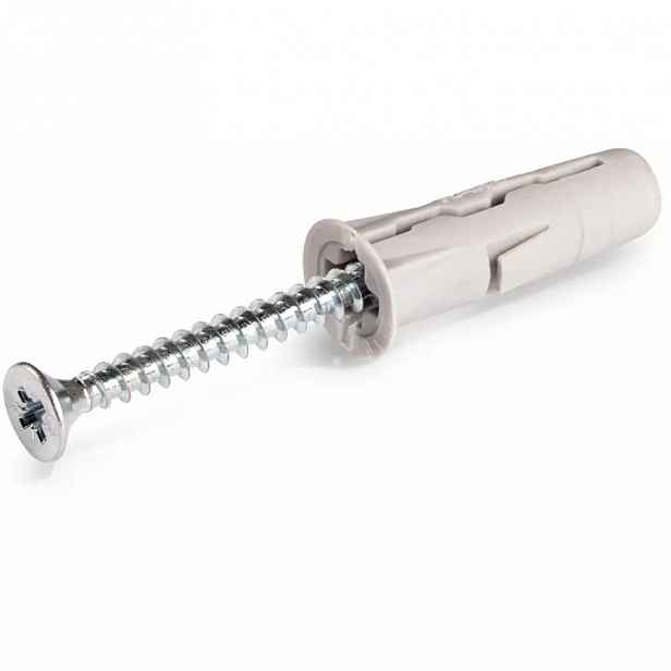 Hmoždinka univerzální Uno 10 mm vrutem (15 ks)