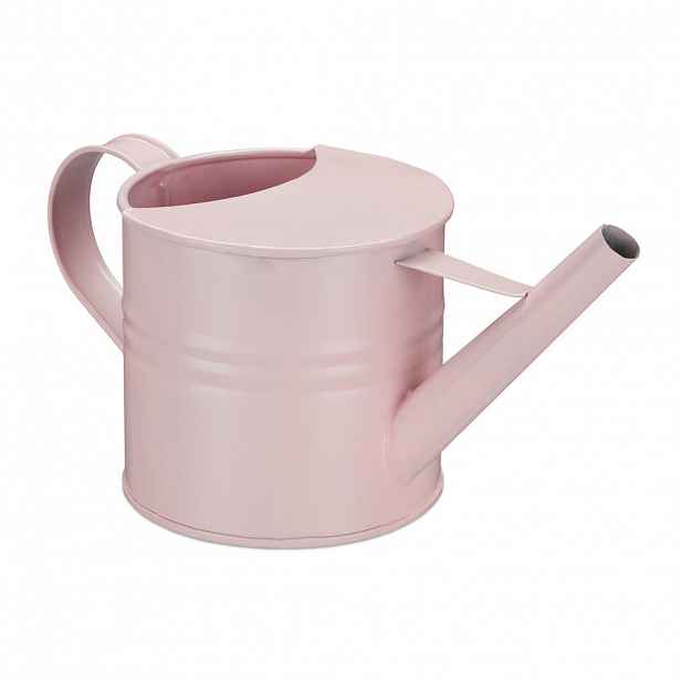 Relaxdays KONEV Růžová kovová 1,3 l