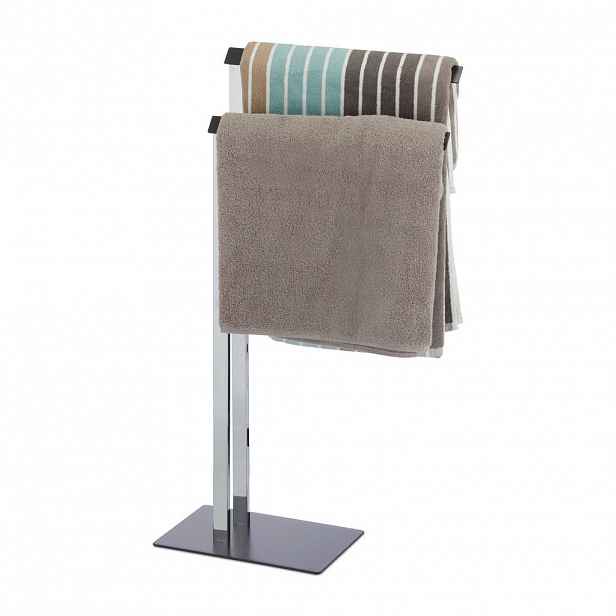 Relaxdays STOJAN Chrom Antracit 2-ramenný ocel 82 cm