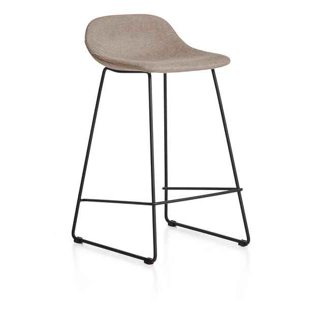 Taupe barová stolička (výška sedáku 76 cm) Zahara – Kave Home