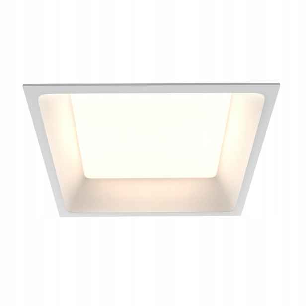 Bílá čtvercová Led zápustná lampa s proměnnou barvou pro koupelnu Maytoni