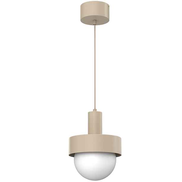 Luminex Canan závěsná lampa béžová stínidlo 20 cm 1xE27