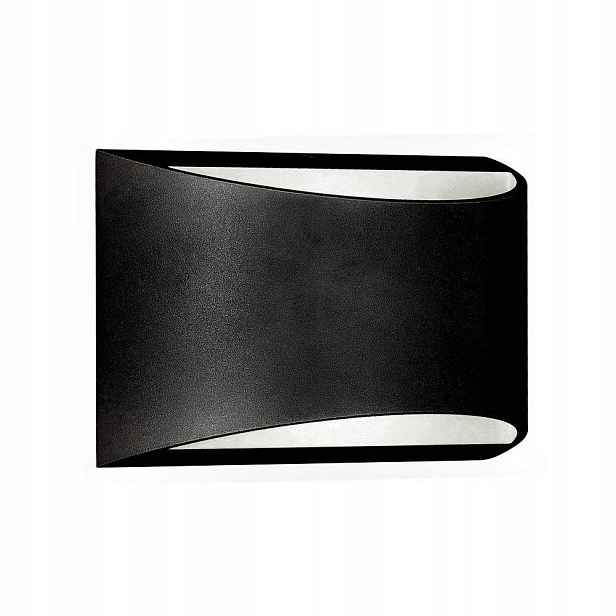 V-tac Nástěnné svítidlo 9W Led nahoru dolů Bridgelux Chip černé IP54 VT-815