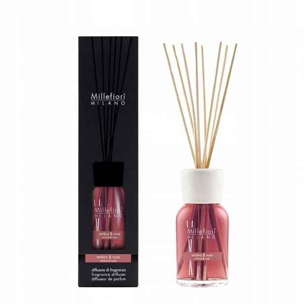 Vonné tyčinky 250 ml Ambra & Rosa Millefiori Milano