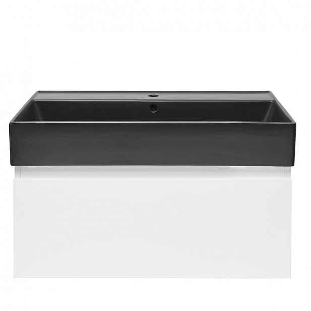 Koupelnová skříňka s umyvadlem SAT B-Way 79x30x45 cm bílá lesk BWAY80WU2B