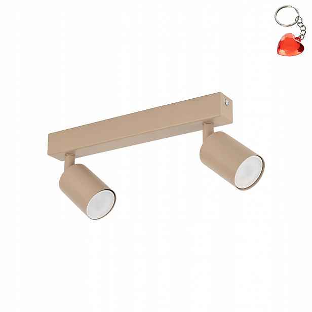 Spot Reflektor Lampa Nex Béžová Kov 2 zdroje GU10 Pohyblivý Tk Lighting