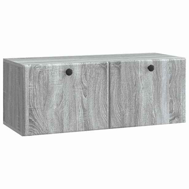 vidaXL Nástěnná TV skříň 78,5 x 31 x 30 cm Šedý Sonoma
