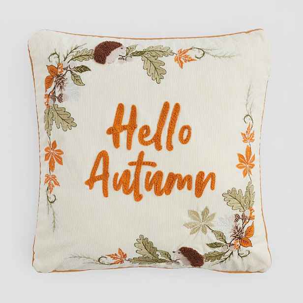 Butlers HOME & YOU Povlak na polštář "Hello Autumn" 45 x 45 cm