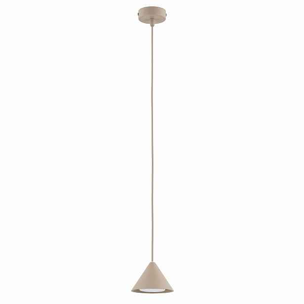 Závěsná lampa Elit 1 Mokka, 1-bodová, GX53, černá ocel, Led