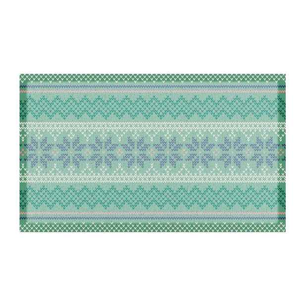 Rohožka z recyklovaného plastu 40x70 cm Fair Isle  – Artsy Doormats