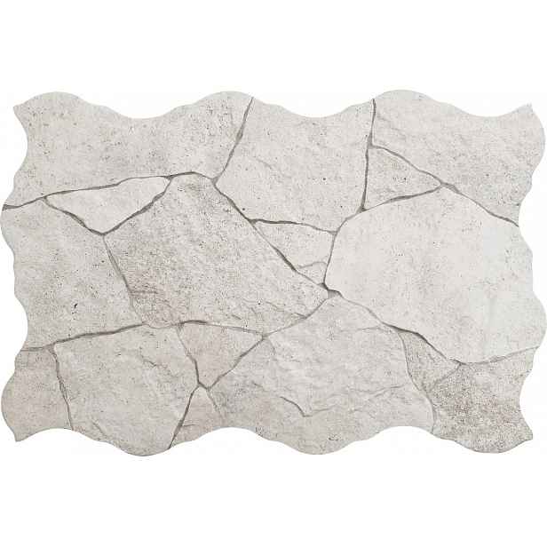 Dlažba Realonda Flagstone borgona white 44x66 cm mat FLAGBORGWH