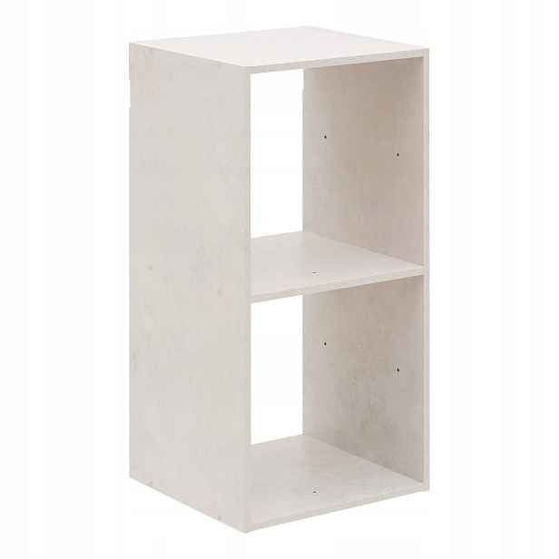 Modulární regál 2 přihrádky, 34,5 x 32 x 67,5 cm béžový