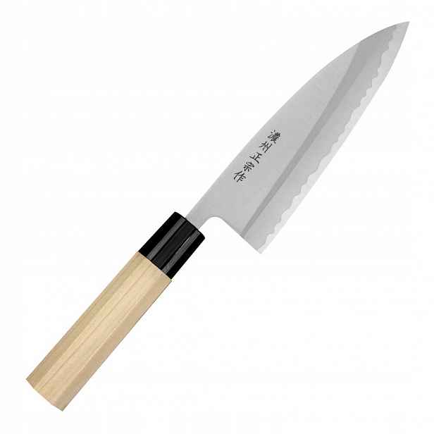 Nůž Deba Satake Yoshimitsu 15 cm ocel pro filetování ryb Dřevo