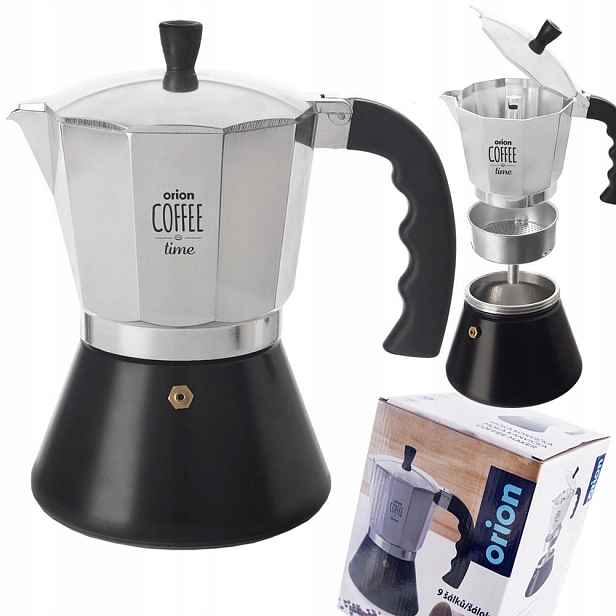 Tlakový kávovar Orion 450 ml 9 šálků Indukce těsnění
